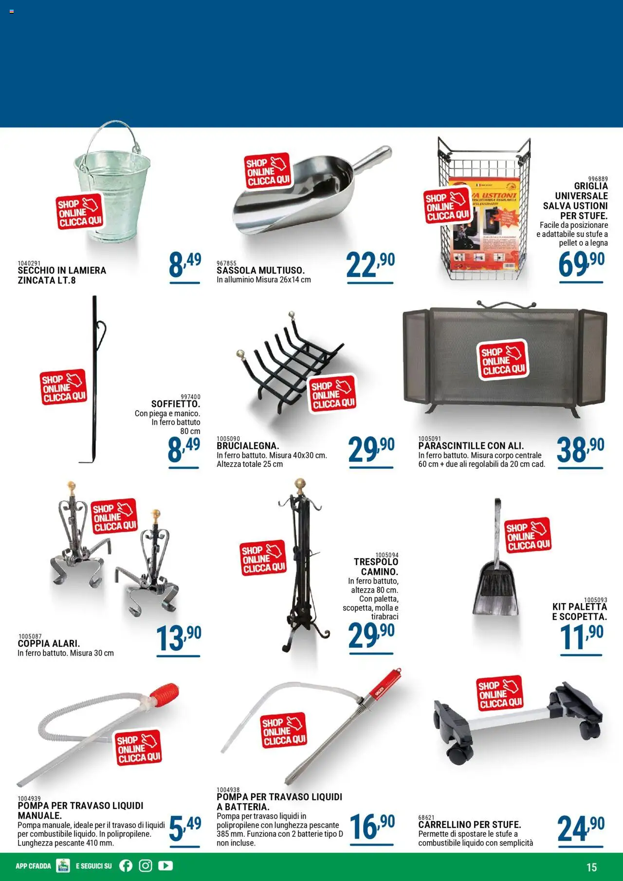 Volantino CFadda del 01.10.2025 | Pagina: 15 | Prodotti: Alluminio, Griglia, Batteria, Batterie