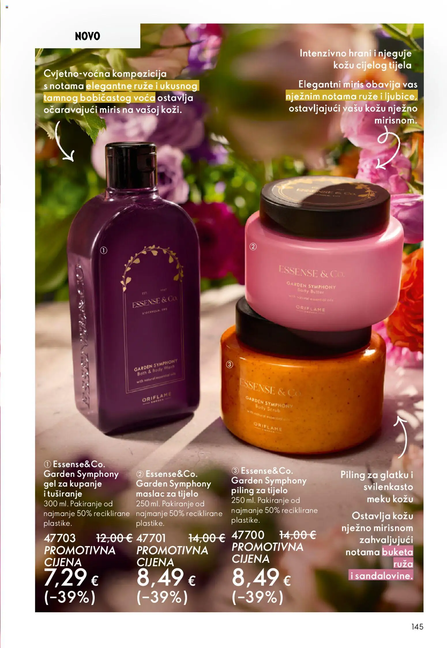 Oriflame katalog | vrijedi od 22.04.2026 | Stranica: 145 | Proizvodi: Miris, Piling, Maslac
