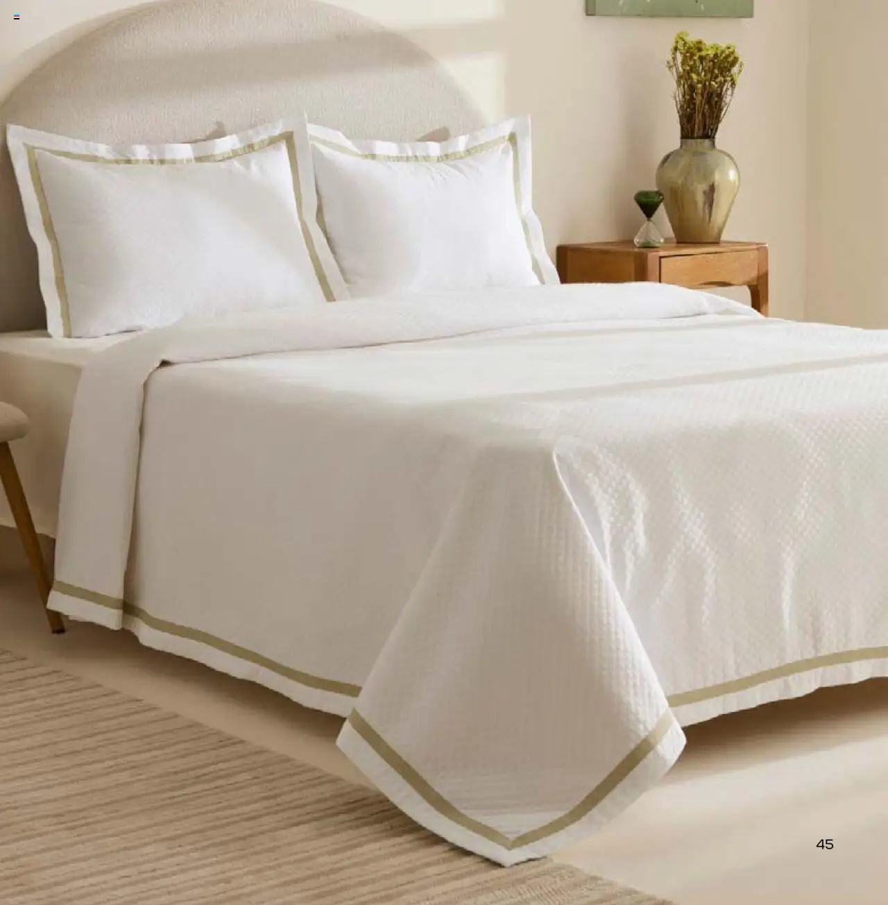 Karaca Home White Collection Sonbahar - Kış 2025/2026 - 23.09.2025 tarihinden itibaren geçerlidir | Sayfa: 45