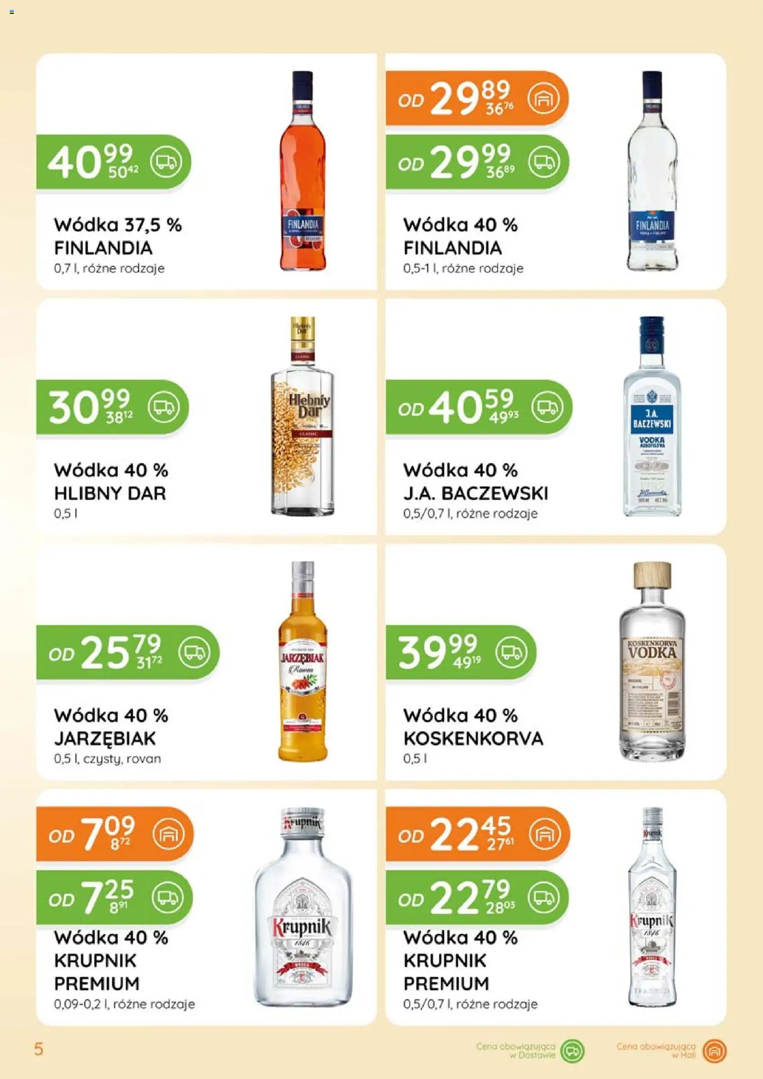 Eurocash Gazetka - Katalog Alkoholowy od 01.02.2026 | Strona: 5 | Produkty: Vodka, Wódka
