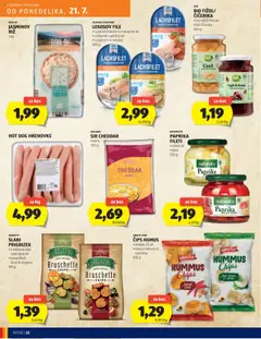 Hofer SI katalog | vrijedi od 17.07.2025 | Stranica: 22 | Proizvodi: Sir, Hrenovke, Čili, Humus
