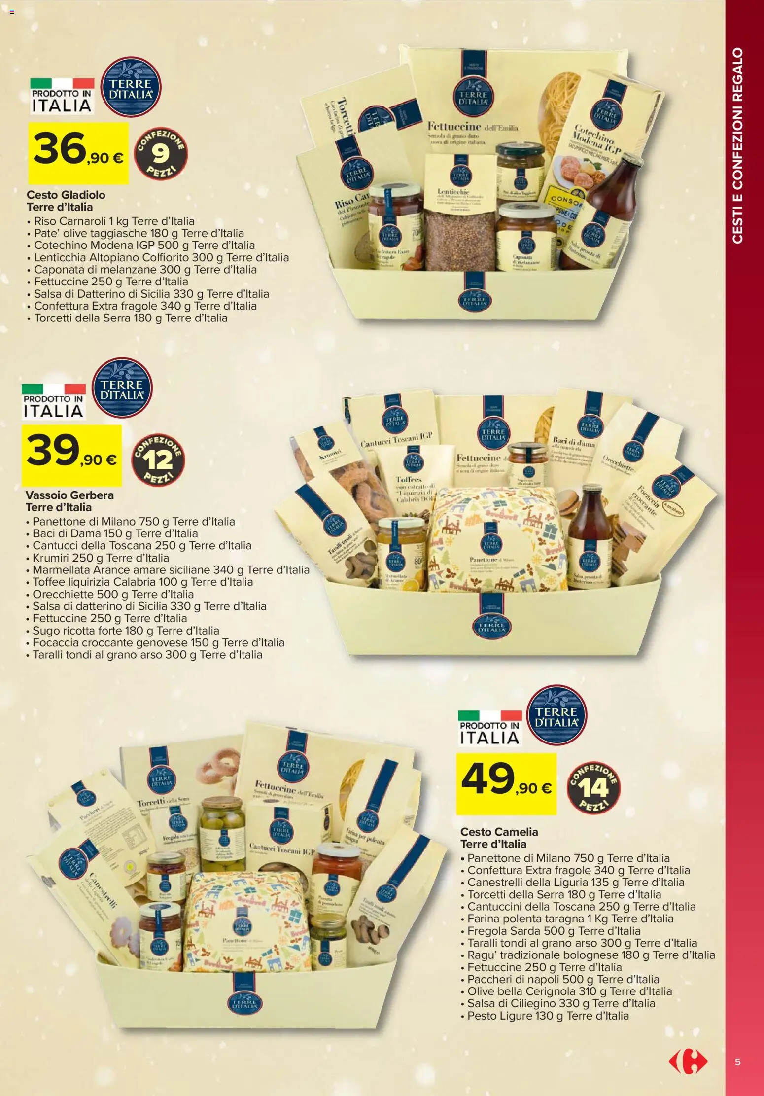 Volantino Carrefour del 13.11.2025 | Pagina: 5 | Prodotti: Arance, Riso, Lenticchie, Olive