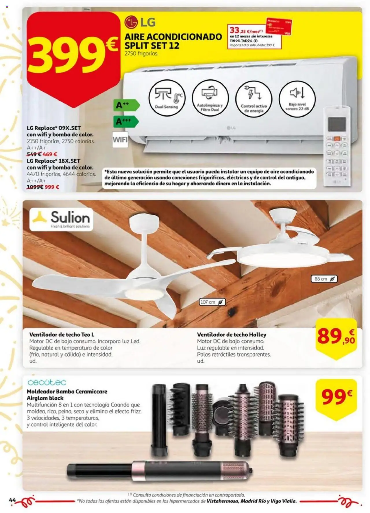 Alcampo - HG Unificado Nacional  │ válido desde el 03.06.2025 | Página: 44 | Productos: Aire acondicionado, Ventilador