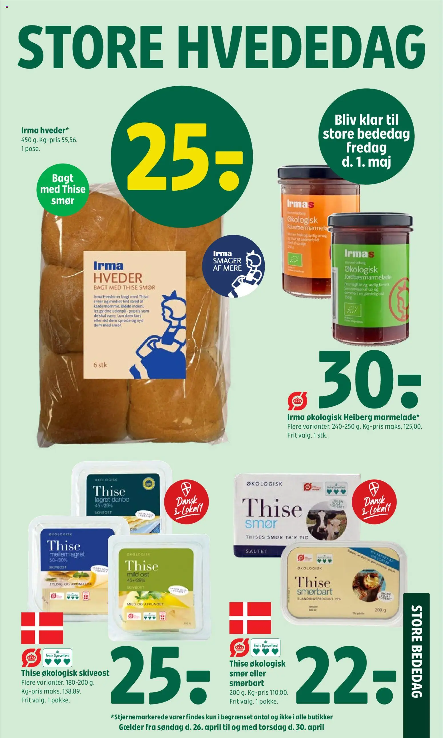 Coop 365 tilbudsavis – gyldig fra 23.04.2026 | Side: 4 | Produkter: Smør, Ost, Skiveost, Søm