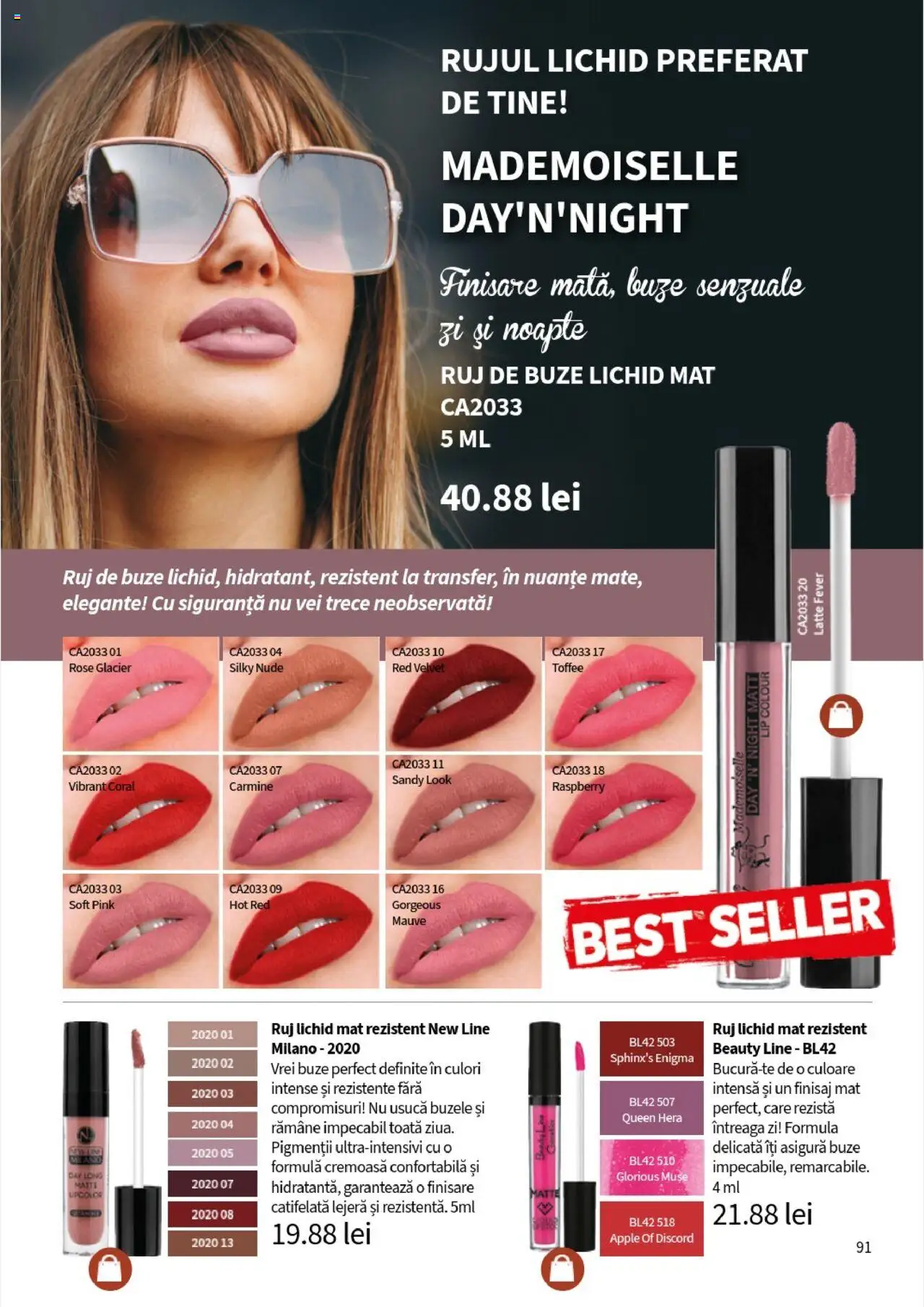 Noul catalog Lady’s – valabil de la 25.09.2025 | Pagină: 93 | Produse: Ruj, Apple