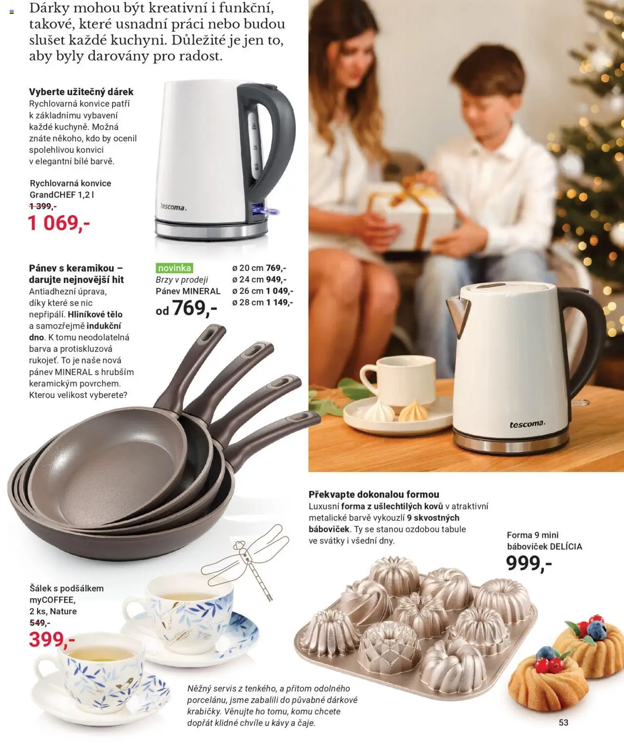 TESCOMA katalog - Podzim/zima 2025 od 20.10.2025 | Strana: 53 | Produkty: Pánev, Forma, Konvice, Rychlovarná konvice