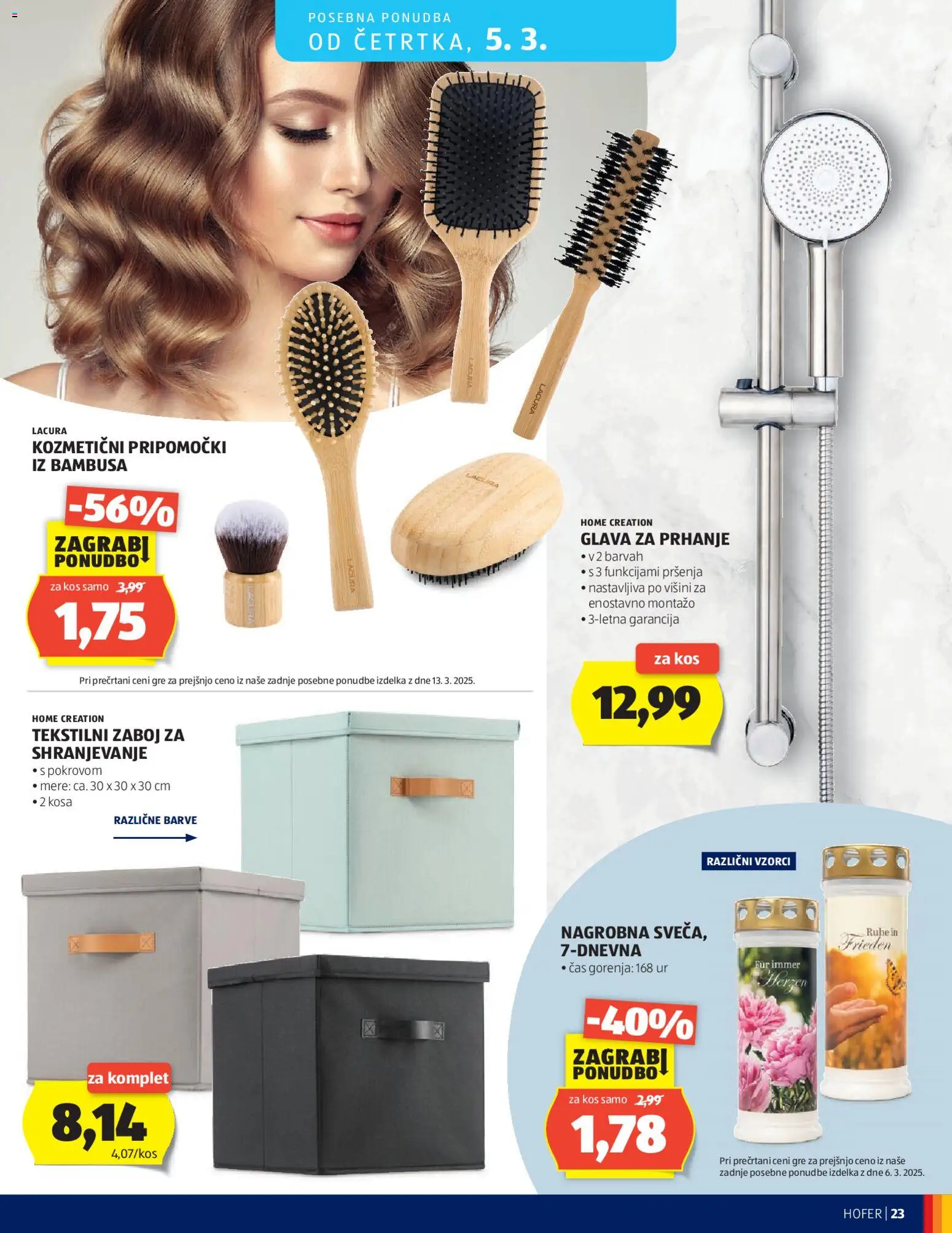 Novi Hofer katalog ponudbe – veljaven od 25.02.2026 | Stran: 23 | Izdelki: Kos, Zaboj
