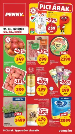 Penny aktuális akciós újság - amely érvényes a következő dátumtól: 23.04.2026