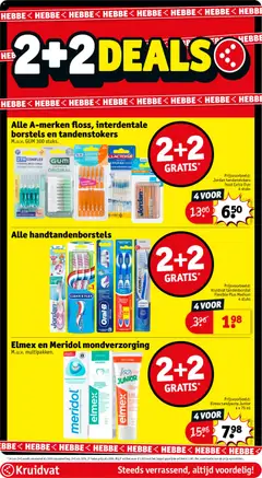 Kruidvat tandenborstel Flexible Plus Medium, 4 stuks - Voorbeeld van een folder van Kruidvat, geldig van 25.11.2025 | Pagina: 42 | Producten: Tandpasta, Gum, Kan, Mondverzorging