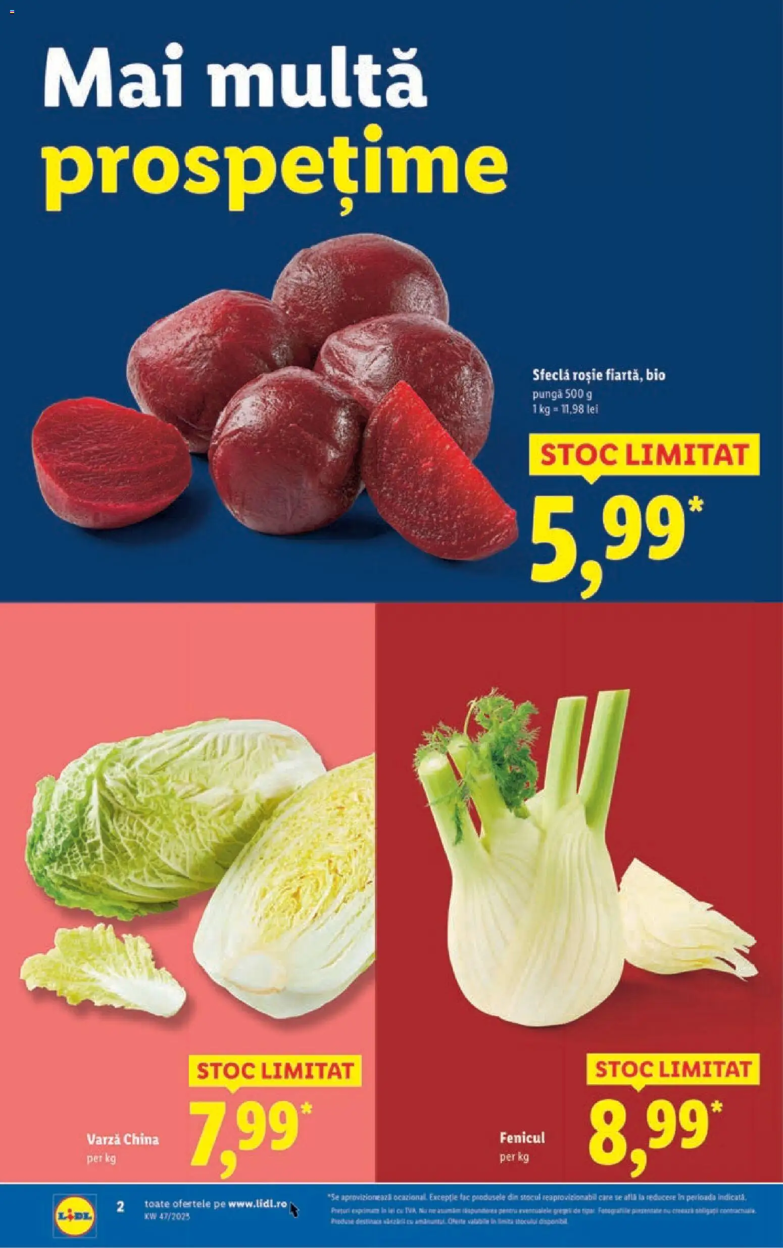 Noul catalog Lidl – valabil de la 17.11.2025 | Pagină: 2 | Produse: Şerit ödül, Varză, Pungă, Sfeclă