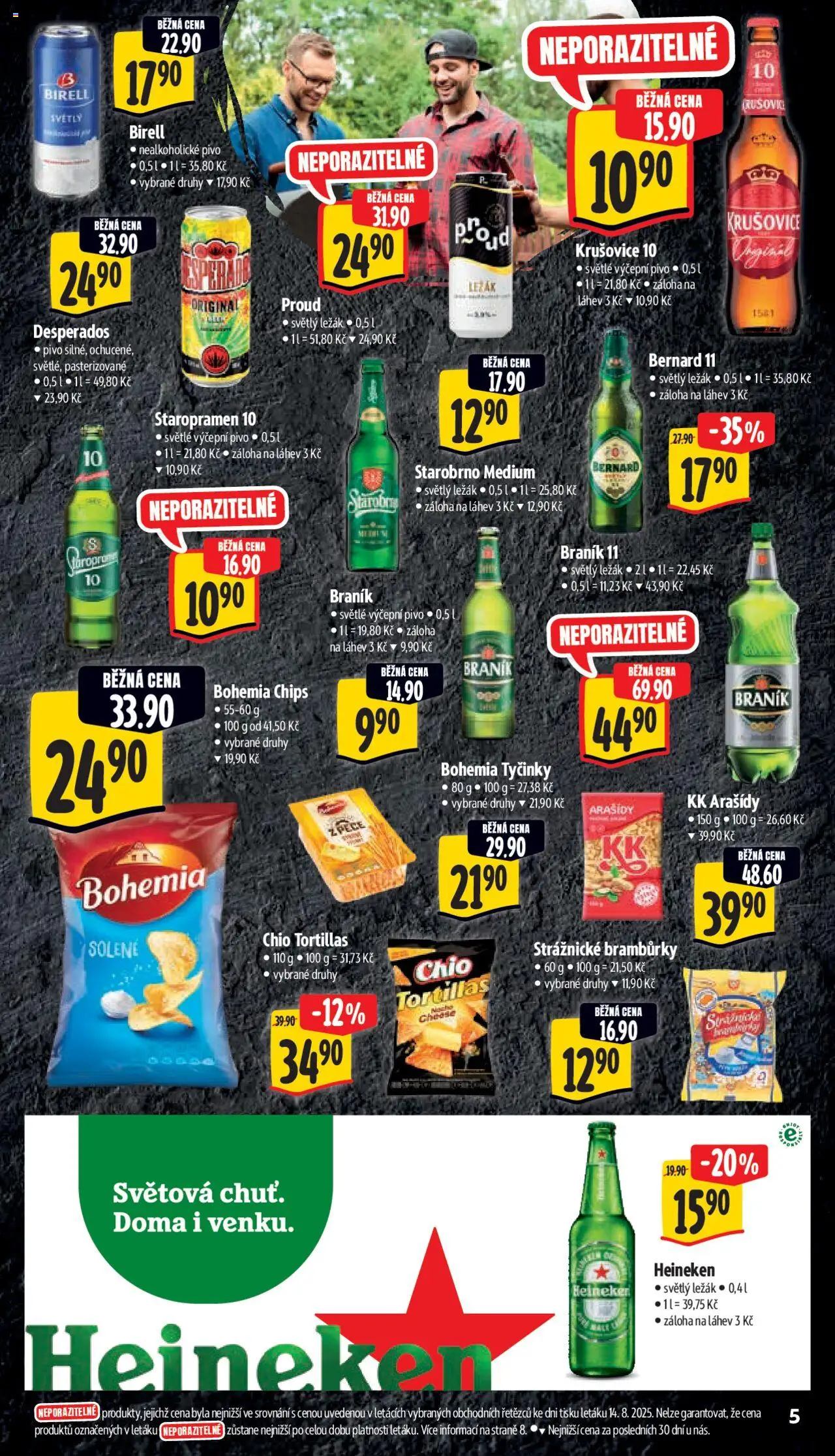 Albert leták - Supermarket od 20.08.2025 | Strana: 10 | Produkty: Staropramen 10, Staropramen, Desperados, Láhev