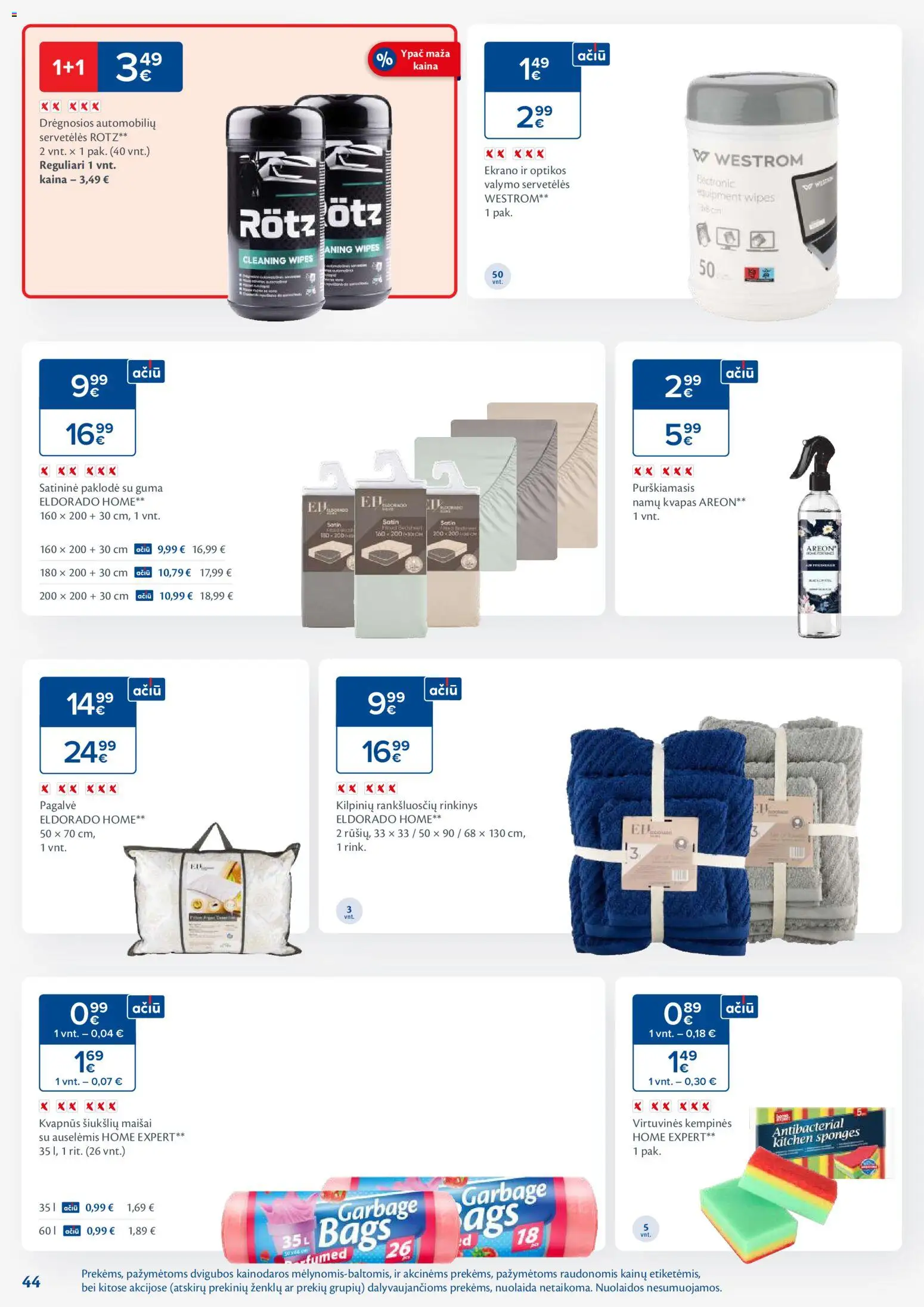 MAXIMA akcijos nuo 20.01.2026 | Puslapis: 44 | Prekių: Kvapas, Pagalvė