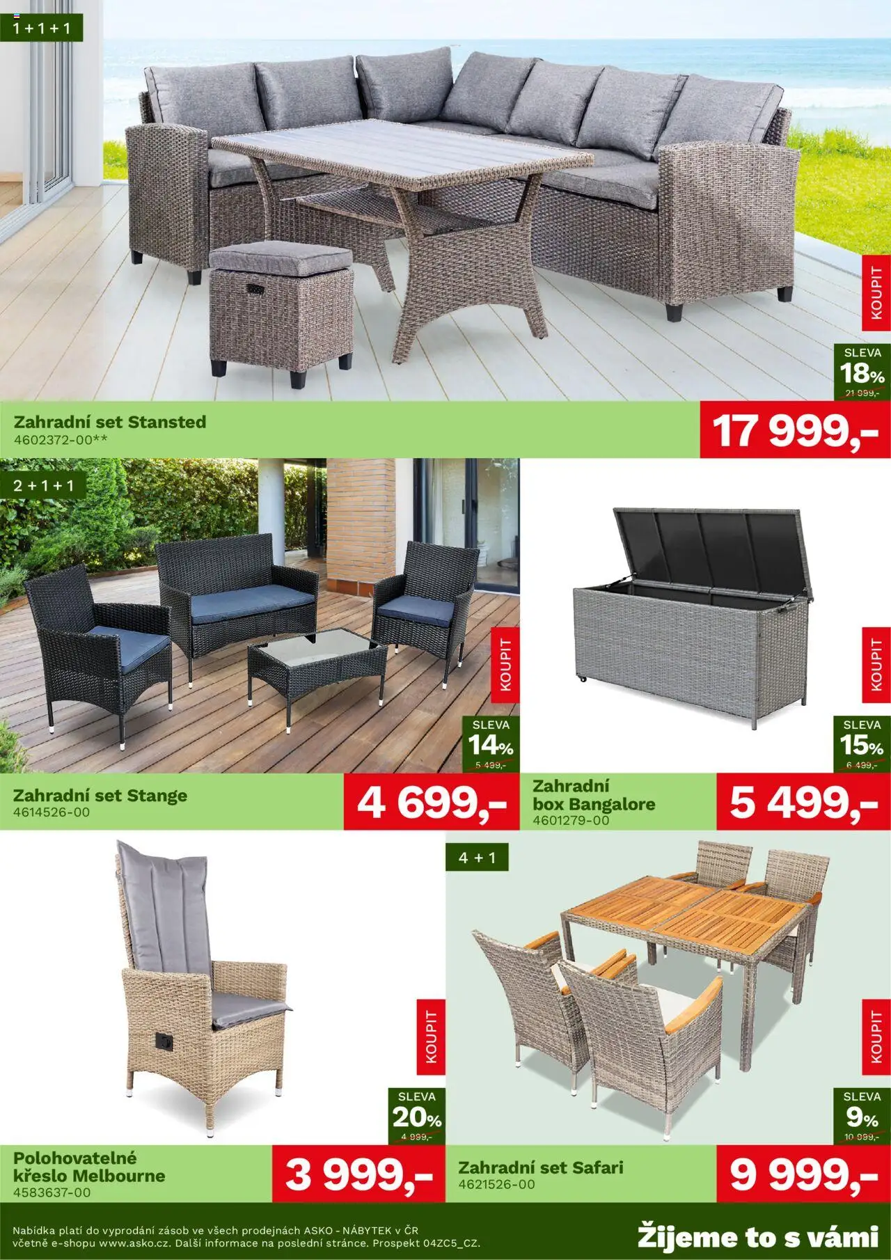 ASKO nábytek leták - Zahradní nábytek 2025 od 19.06.2025 | Strana: 3 | Produkty: Box, Nábytek, Křeslo