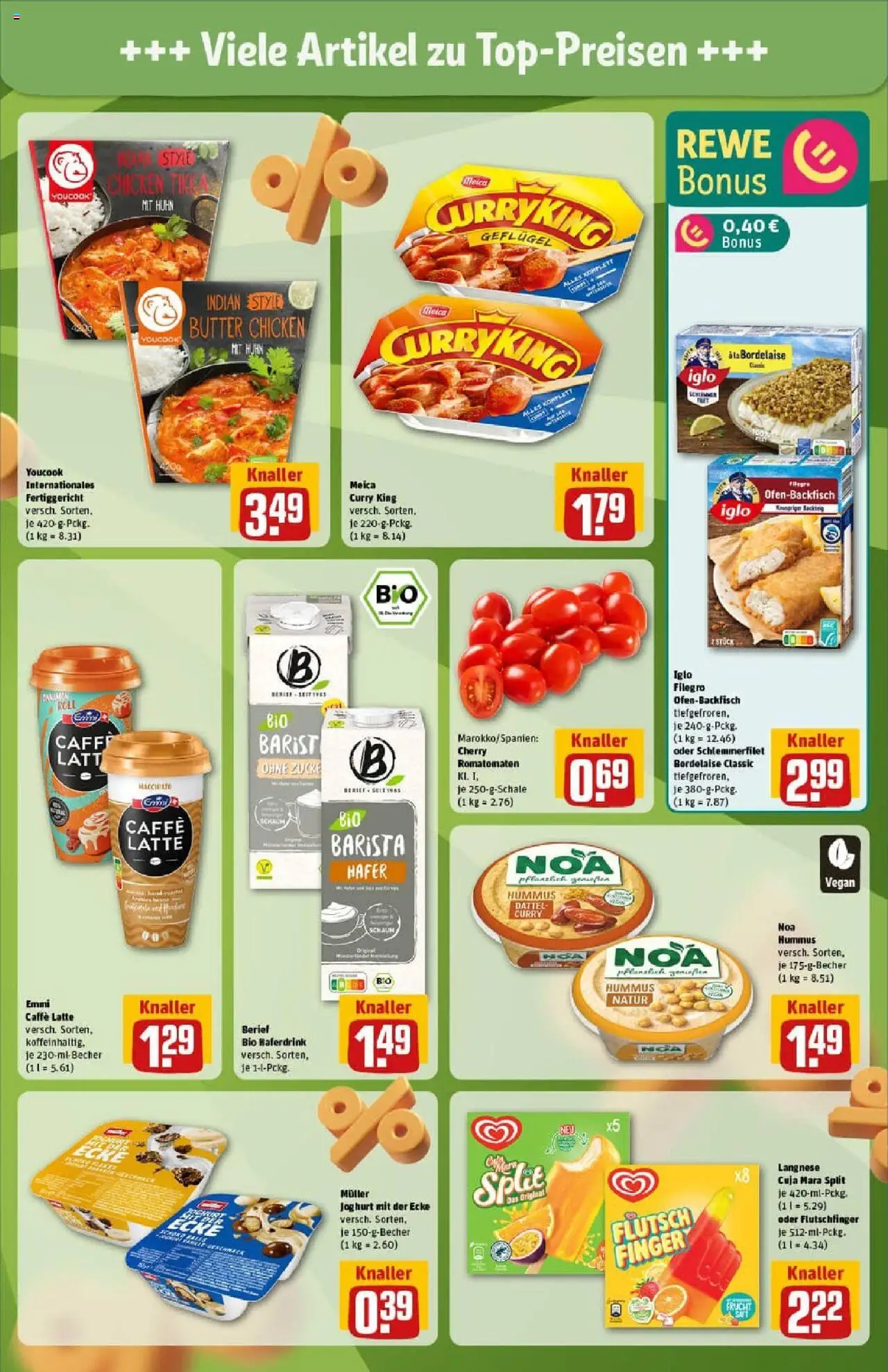 Rewe prospekt Butzbach	 - gültig ab dem 29.06.2025 | Seite: 5 | Produkte: Langnese, Youcook, Meica, Haferdrink