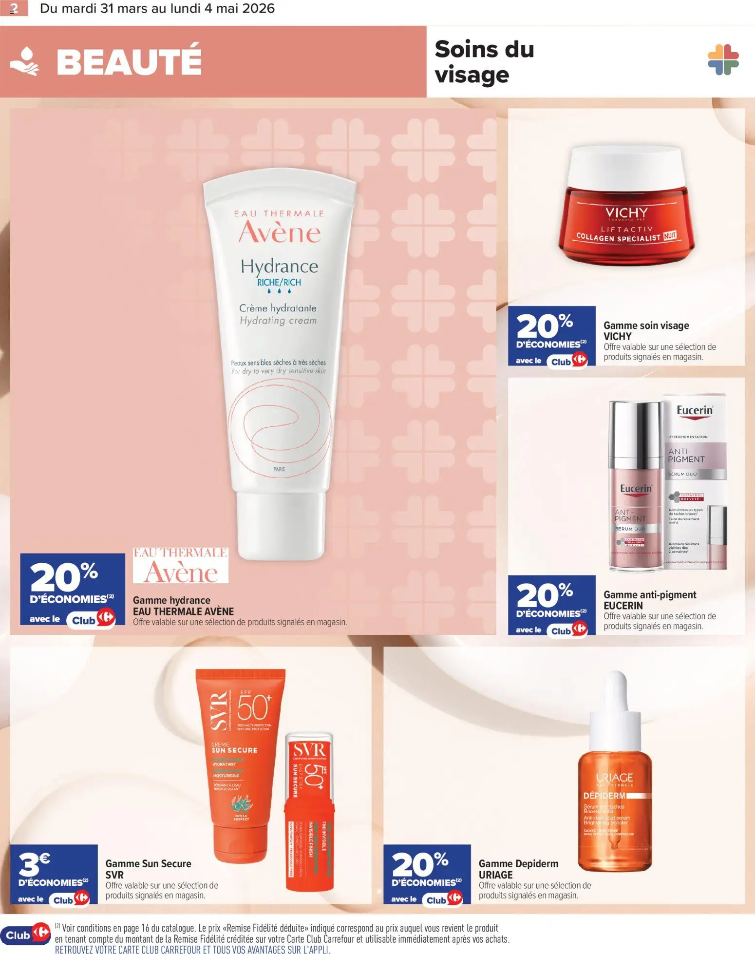 {H1} | Page: 2 | Produits: Serum, Parfum, Crème hydratante, Crème