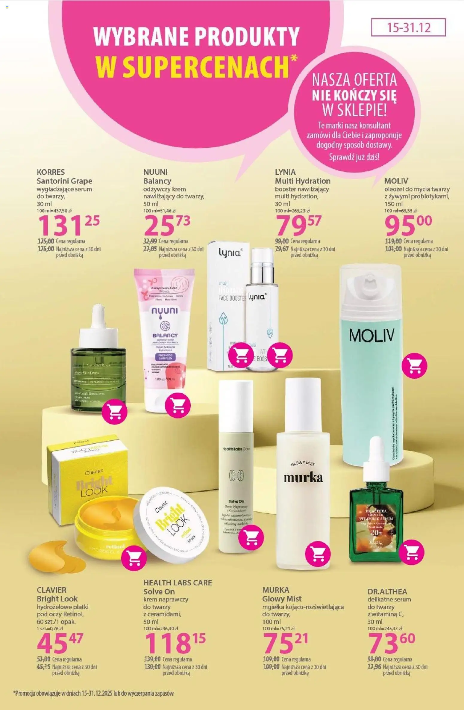 Hebe Gazetka od 15.11.2025 | Strona: 21 | Produkty: Płatki, Krem