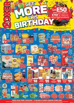 Preview of Boxer specials valid from 28.08.2025