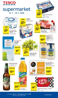 Náhled letáku Tesco leták - Supermarket od 21.01.2026