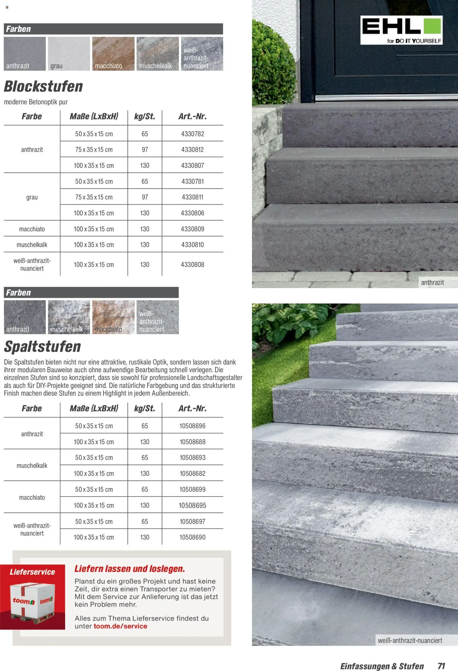 Toom Baumarkt Gartenbaustoffe 2026 – gültig ab 20.02.2026 | Seite: 71 | Produkte: Finish
