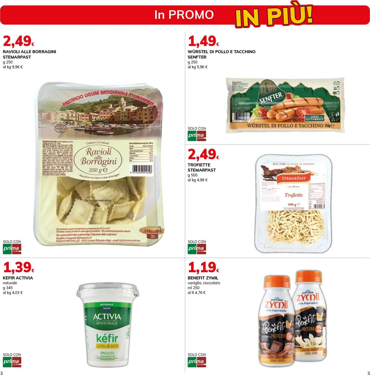 Volantino Basko del 03.01.2026 | Pagina: 15 | Prodotti: Pollo, Pasta, Wurstel, Ravioli