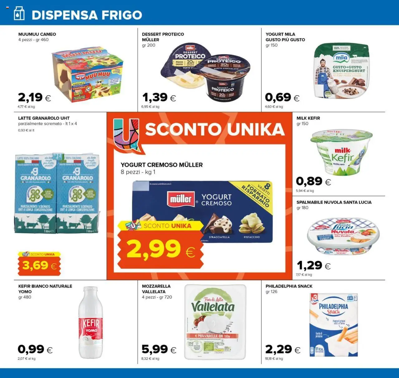 Volantino Oasi del 13.09.2025 | Pagina: 10 | Prodotti: Yogurt, Mozzarella, Latte, Ricotta