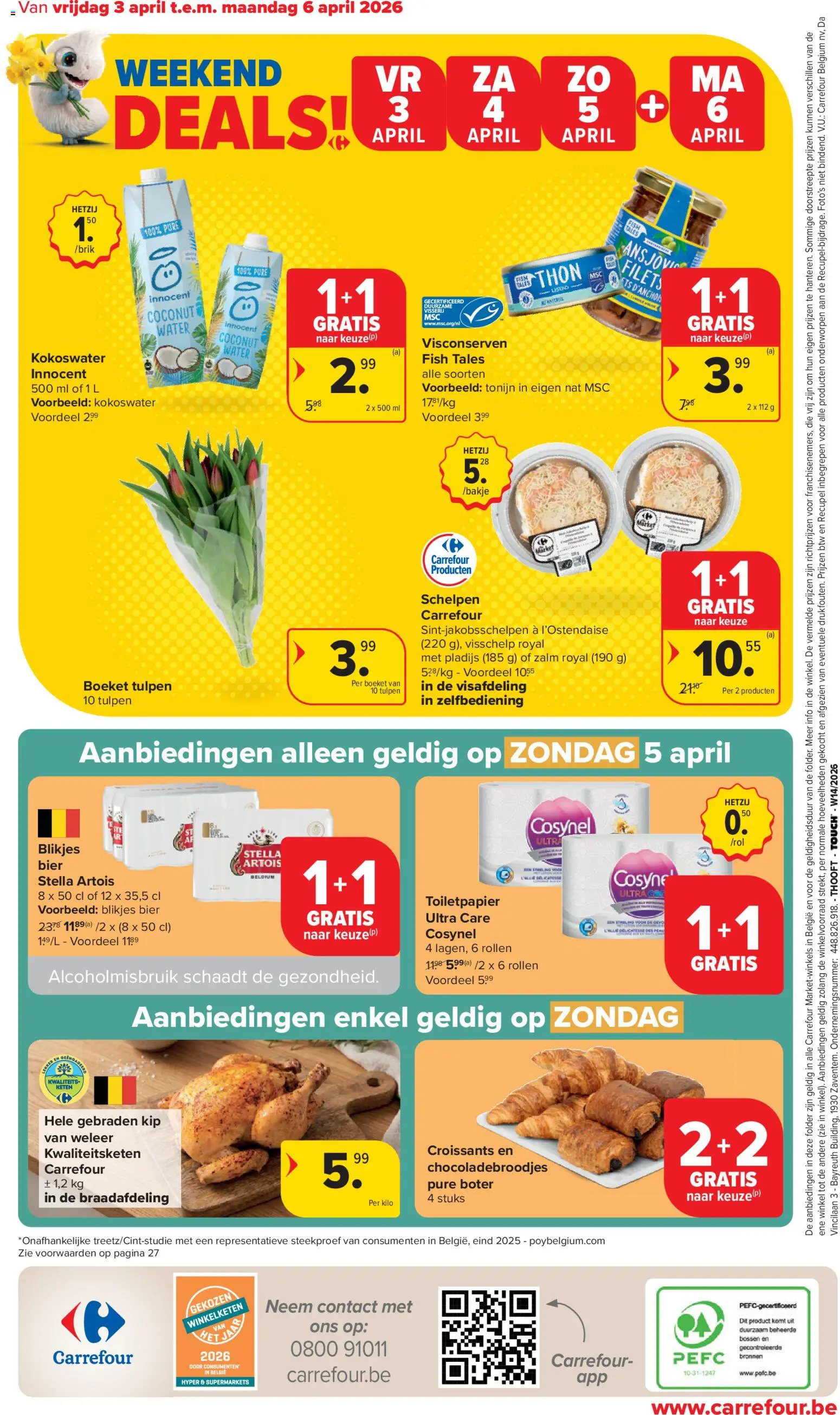 {H1} | Pagina: 28 | Producten: Bier, Zalm, Toiletpapier, Kip