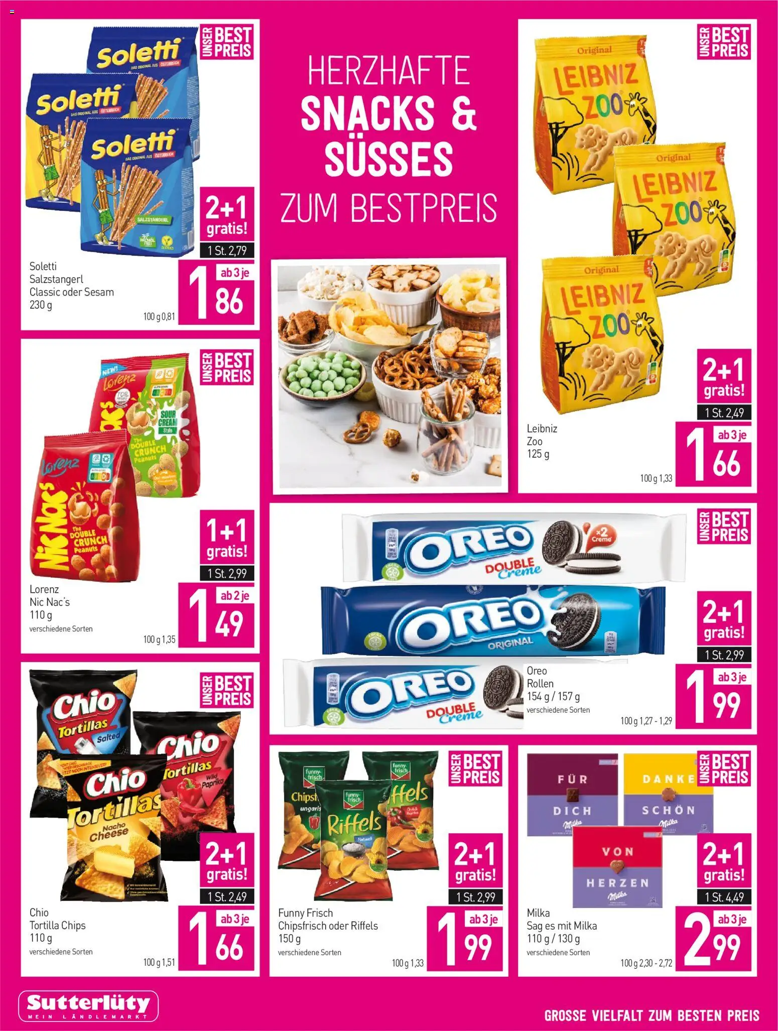 Sutterlüty Flugblatt gültig ab 29.01.2026 | Seite: 6 | Produkte: Chips, Creme