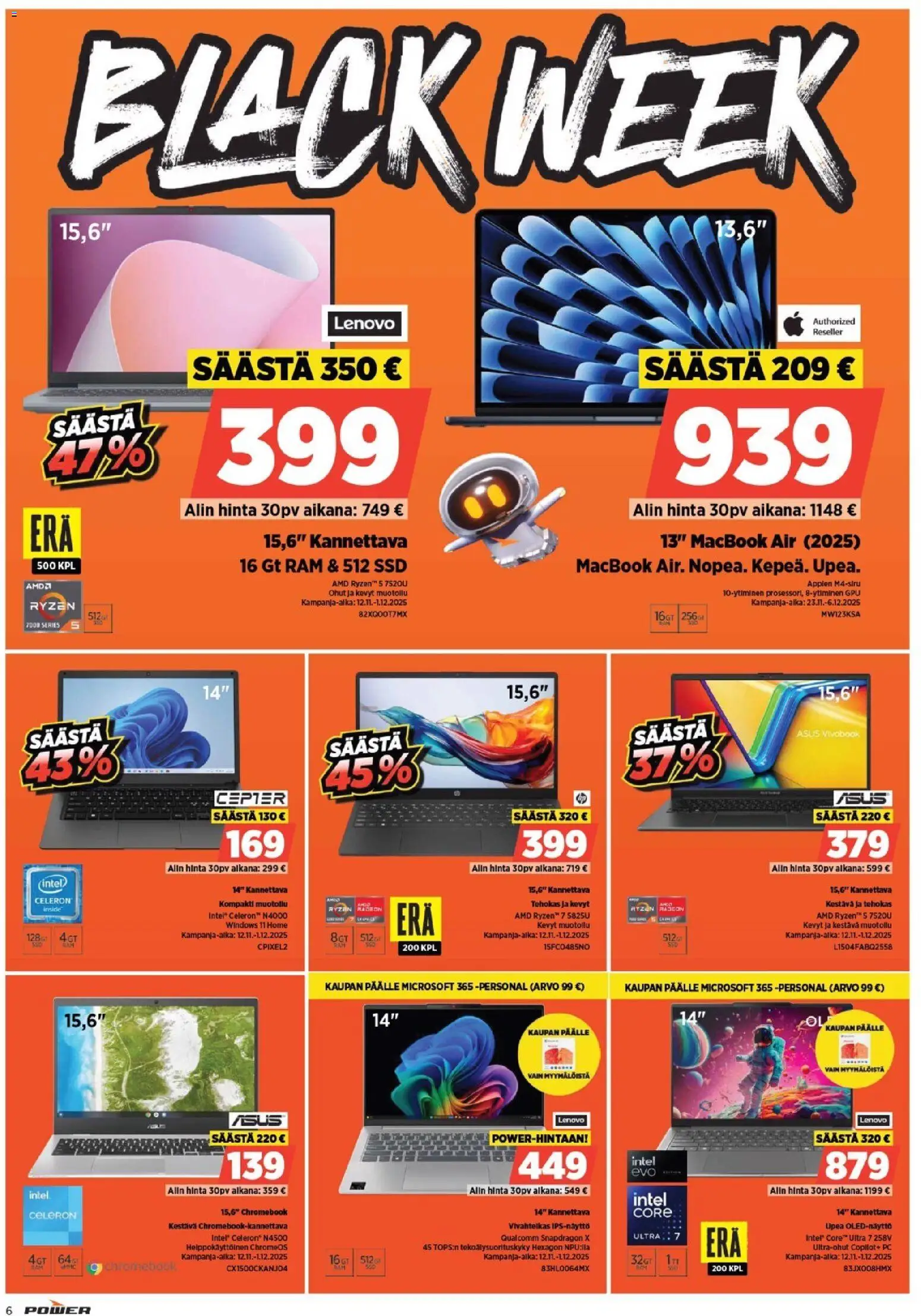 Power - Black Friday – voimassa 24.11.2025 alkaen | Sivu: 7 | Tuotteet: PC