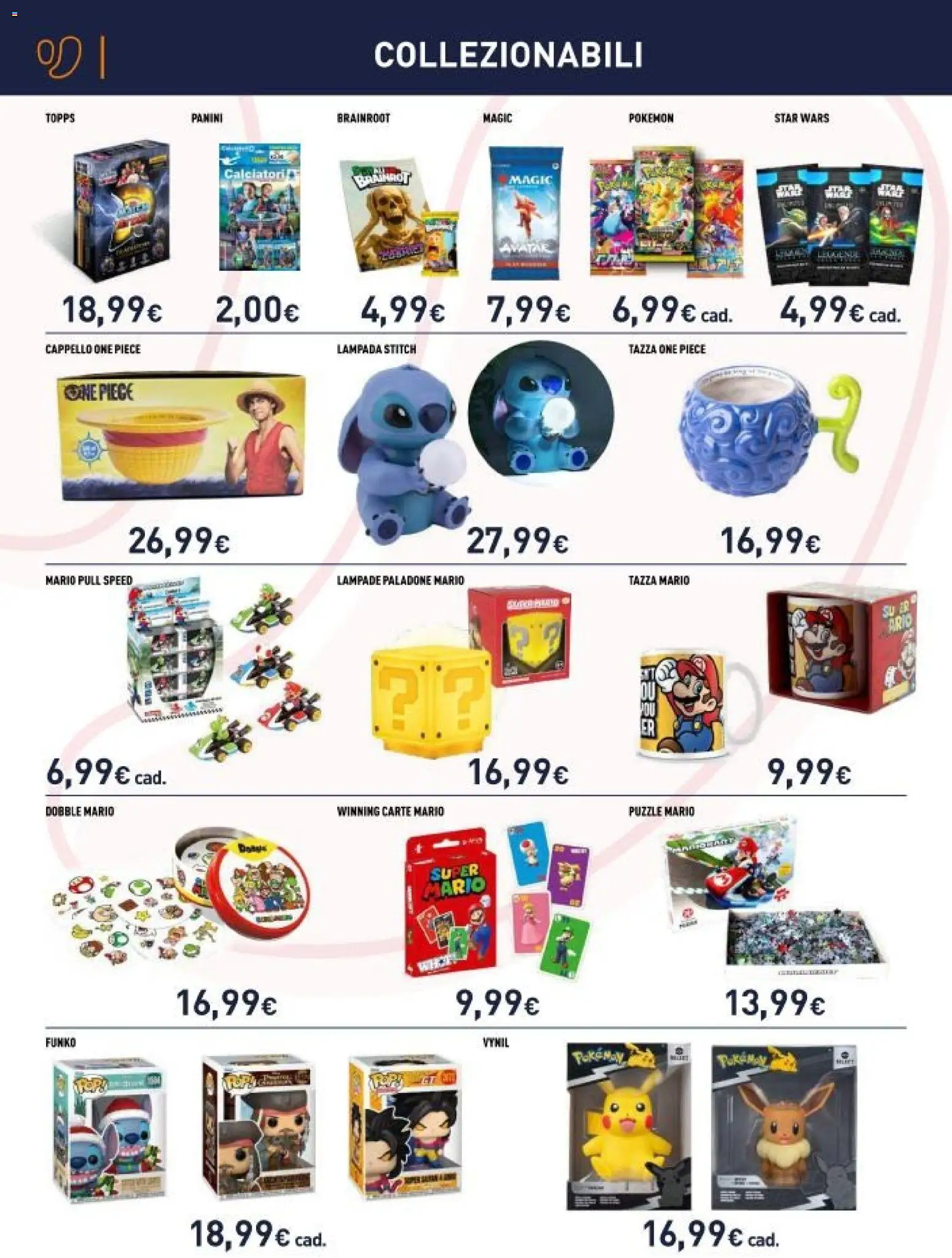 Volantino Unieuro del 22.11.2025 | Pagina: 10 | Prodotti: Cappello, Lampada