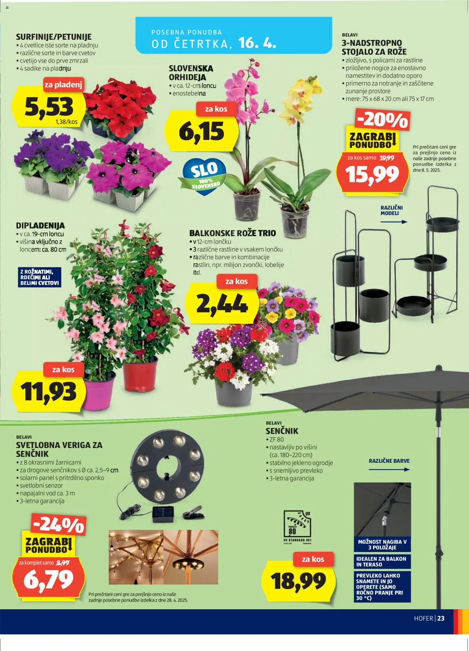 Hofer SI katalog | vrijedi od 08.04.2026 | Stranica: 23 | Proizvodi: Orhideja