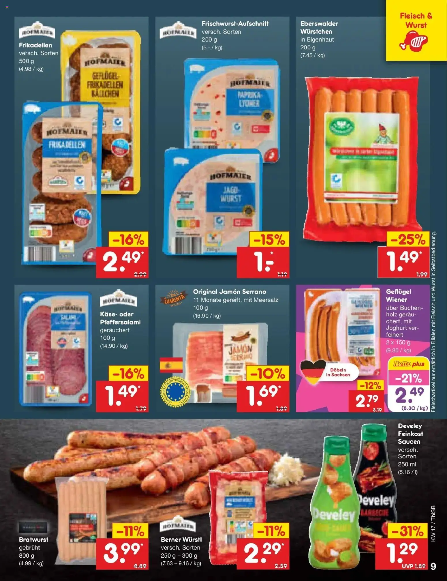 Netto Marken-Discount Prospekt Pirna	 – gültig ab 20.04.2026 | Seite: 11 | Produkte: Käse, Bratwurst, Paprika, Wurst