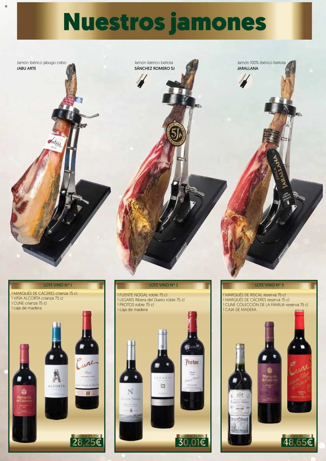 Hiper Usera folleto │ válido desde el 16.09.2025 | Página: 14 | Productos: Jamón ibérico, Jamón, Vino, Caja