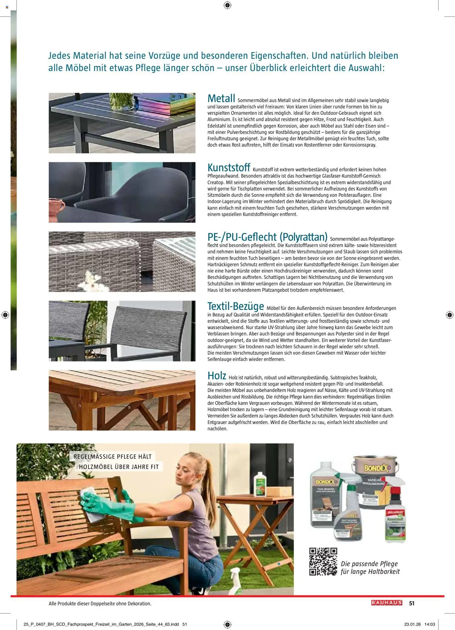 Bauhaus Freizeit im Garten gültig ab 01.05.2026 | Seite: 51 | Produkte: Wasser, Bürste