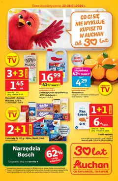 Pogląd oferty "Auchan Gazetka - 30 Lat Franczyza" - ważna od 22.01.2026