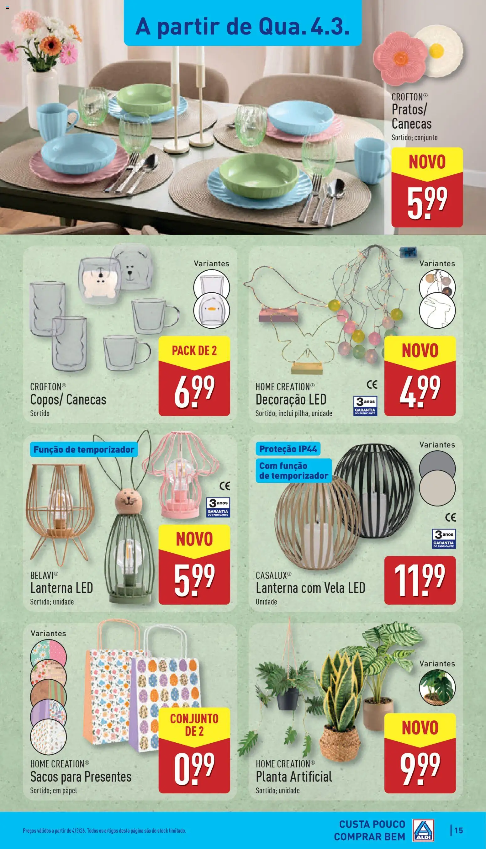 Aldi folheto │ válido de 02.03.2026 | Página: 15 | Produtos: Lanterna
