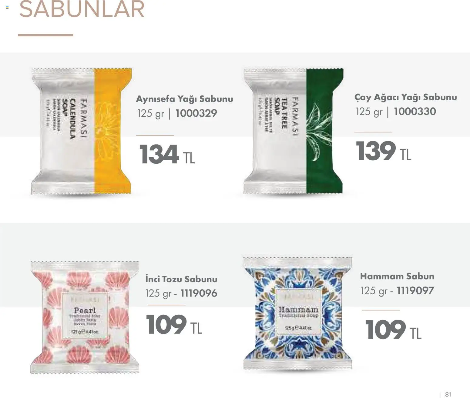 Farmasi Katalog - 01.11.2025 tarihinden itibaren geçerlidir | Sayfa: 81