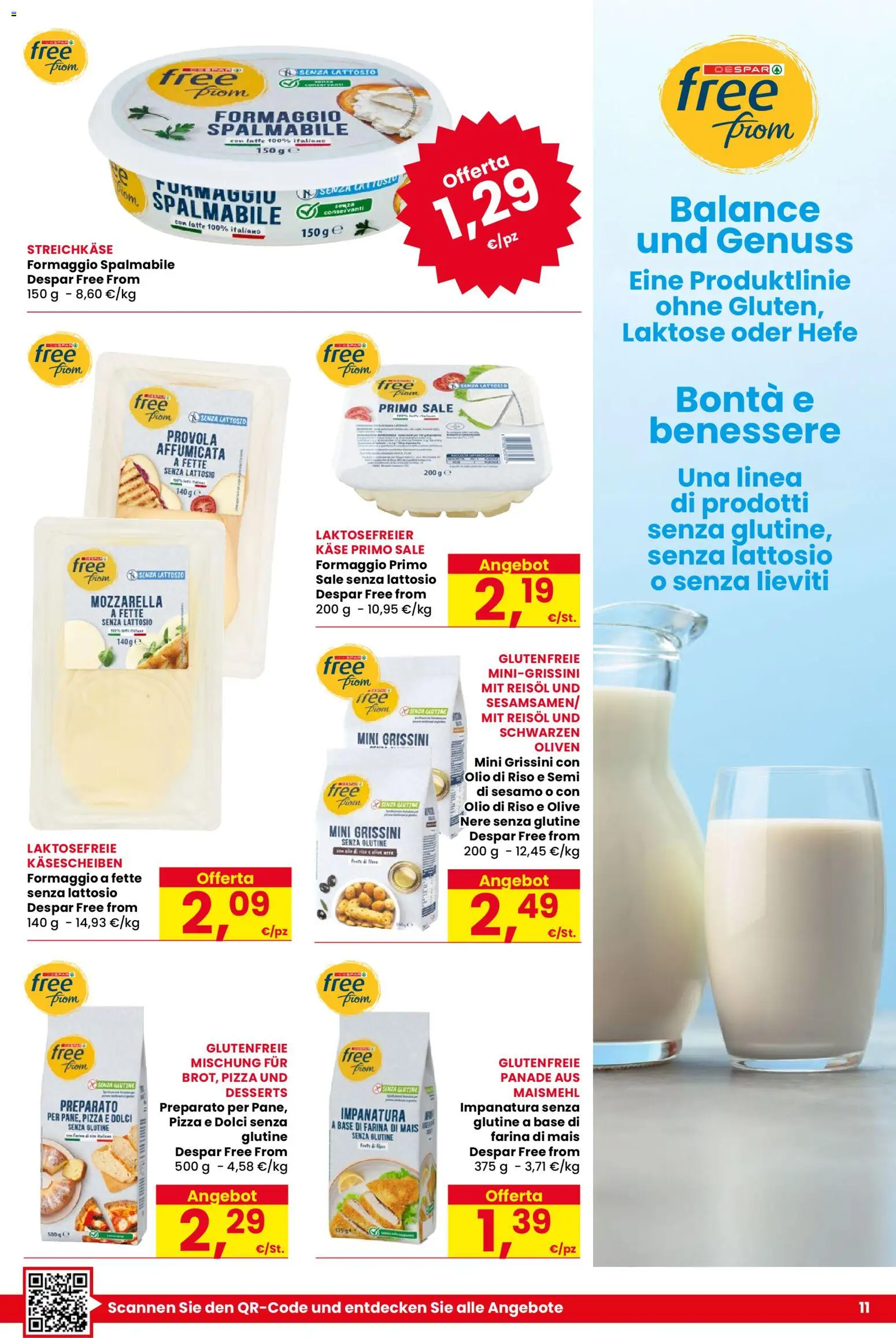 Volantino Despar del 08.01.2026 | Pagina: 11 | Prodotti: Sale, Mozzarella, Farina, Mais