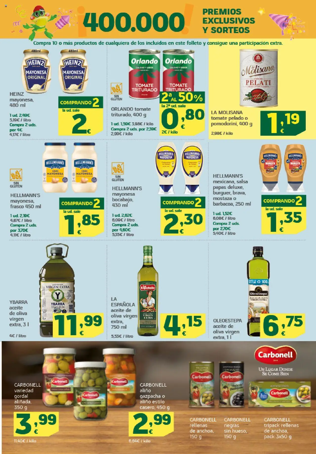HiperDino folleto │ válido desde el 09.10.2025 | Página: 25 | Productos: Aceite, Aceite de oliva, Οθόνη προβολής