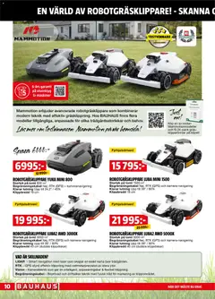 Bauhaus erbjudanden - Förhandsvisning av reklamblad från butik Bauhaus aktuell från 01.04.2026 | Sida: 10 | Produkter: Robotgräsklippare