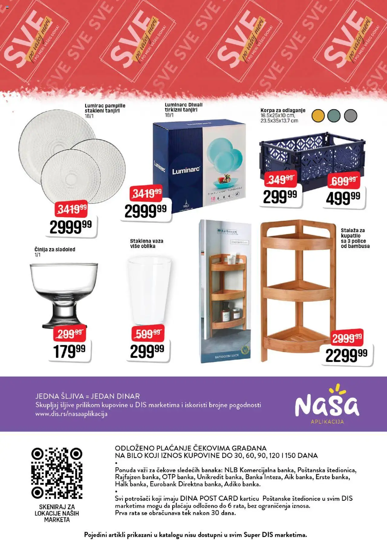 DIS katalog - važi od 03.07.2025 | Strana: 32 | Proizvode: Sladoled, Kupatilo, Vaza, Šljiva