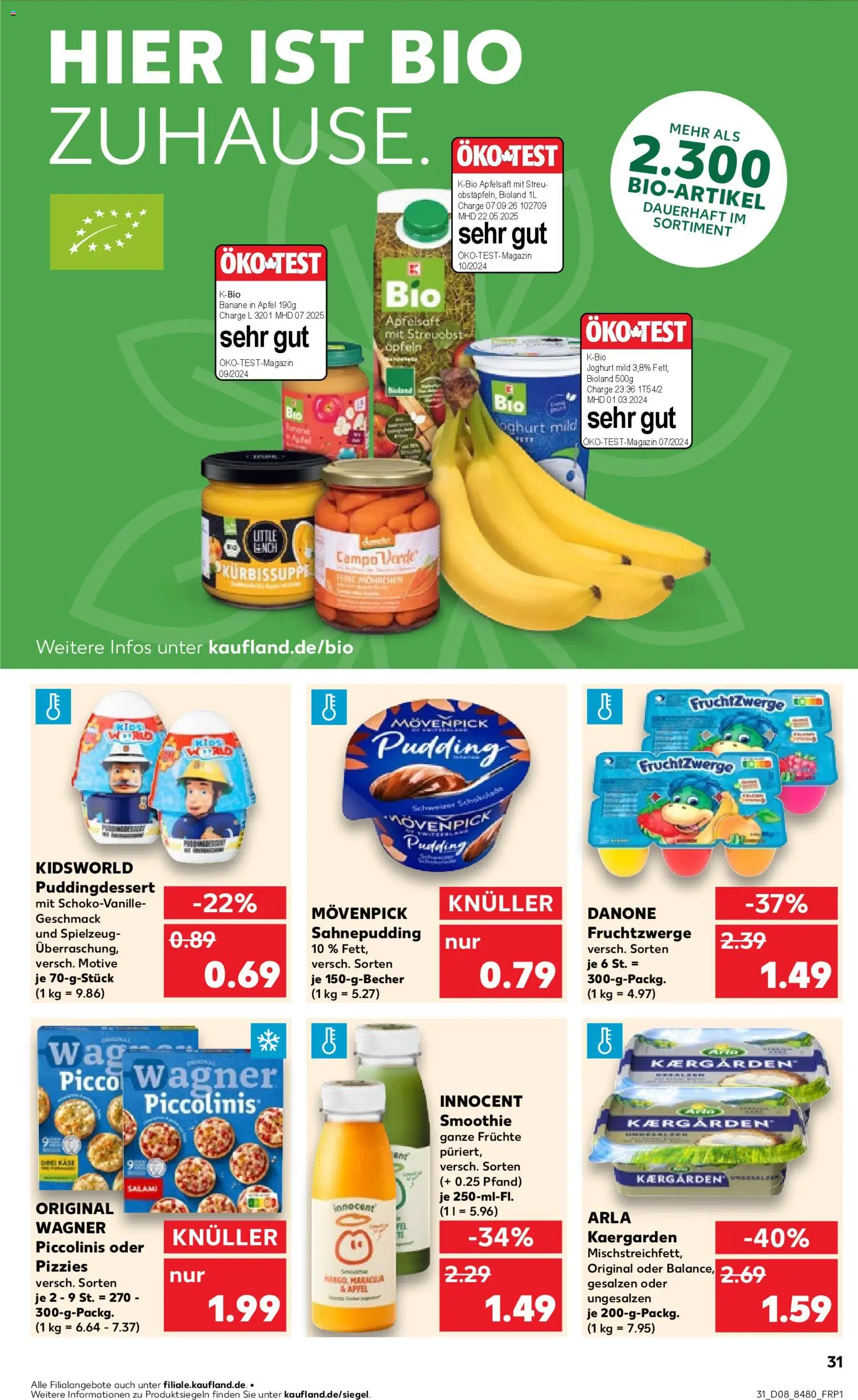 Kaufland prospekt Speyer	 – gültig ab 19.02.2026 | Seite: 31 | Produkte: Butter, Joghurt, Apfelsaft, Piccolinis