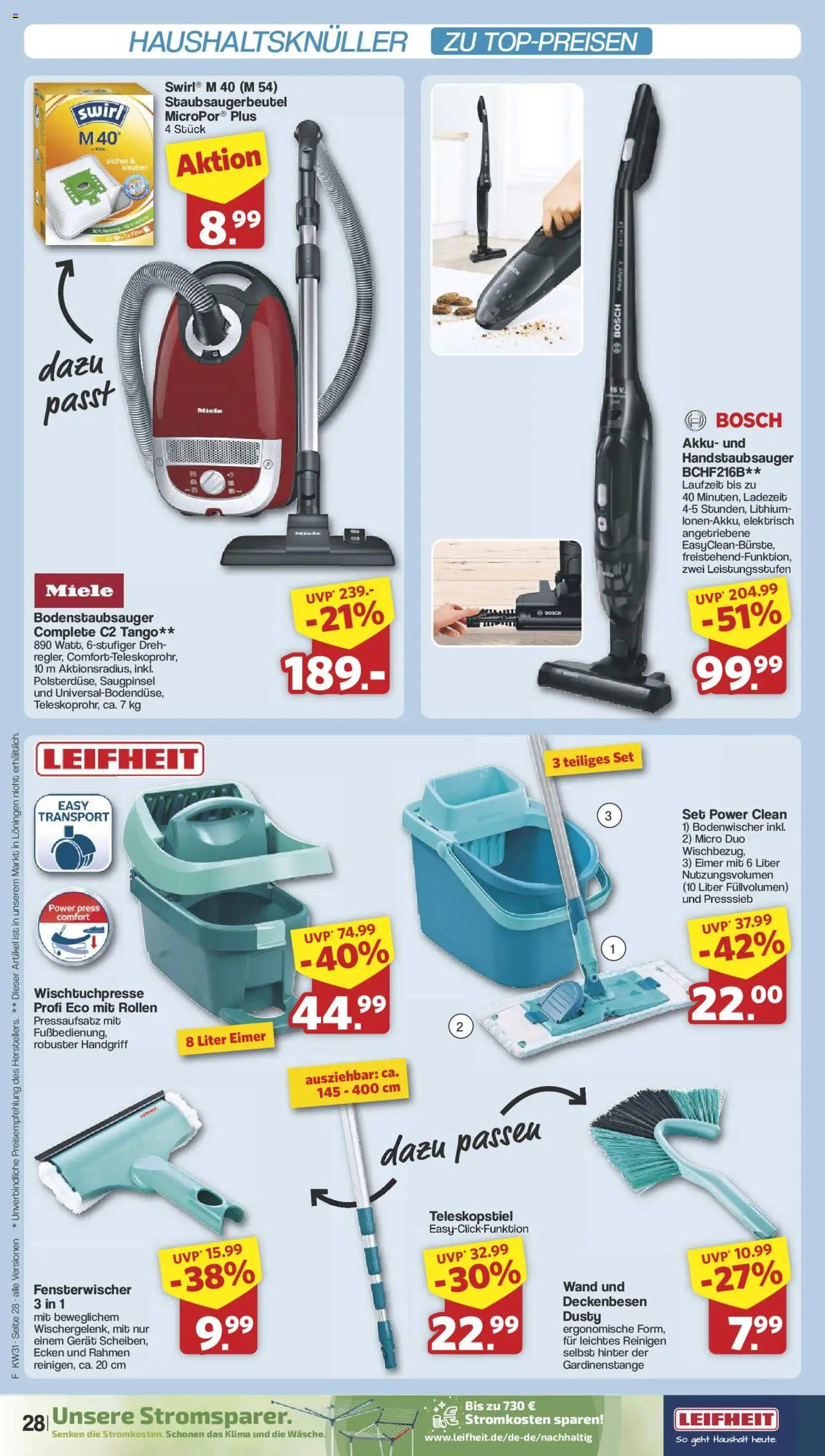 Famila Nordwest Prospekt 	 - gültig ab dem 28.07.2025 | Seite: 35 | Produkte: Miele, Bosch