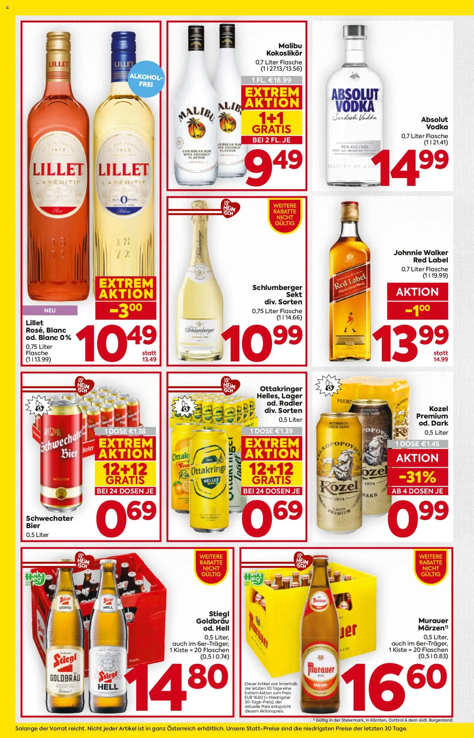 Billa Flugblatt - Steiermark gültig ab 23.04.2026 | Seite: 14 | Produkte: Bier