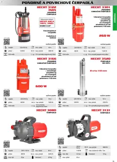 Hecht leták platný od 30.10.2025 | Strana: 71 | Produkty: Ponorné čerpadlo, Čerpadlo, Kábel
