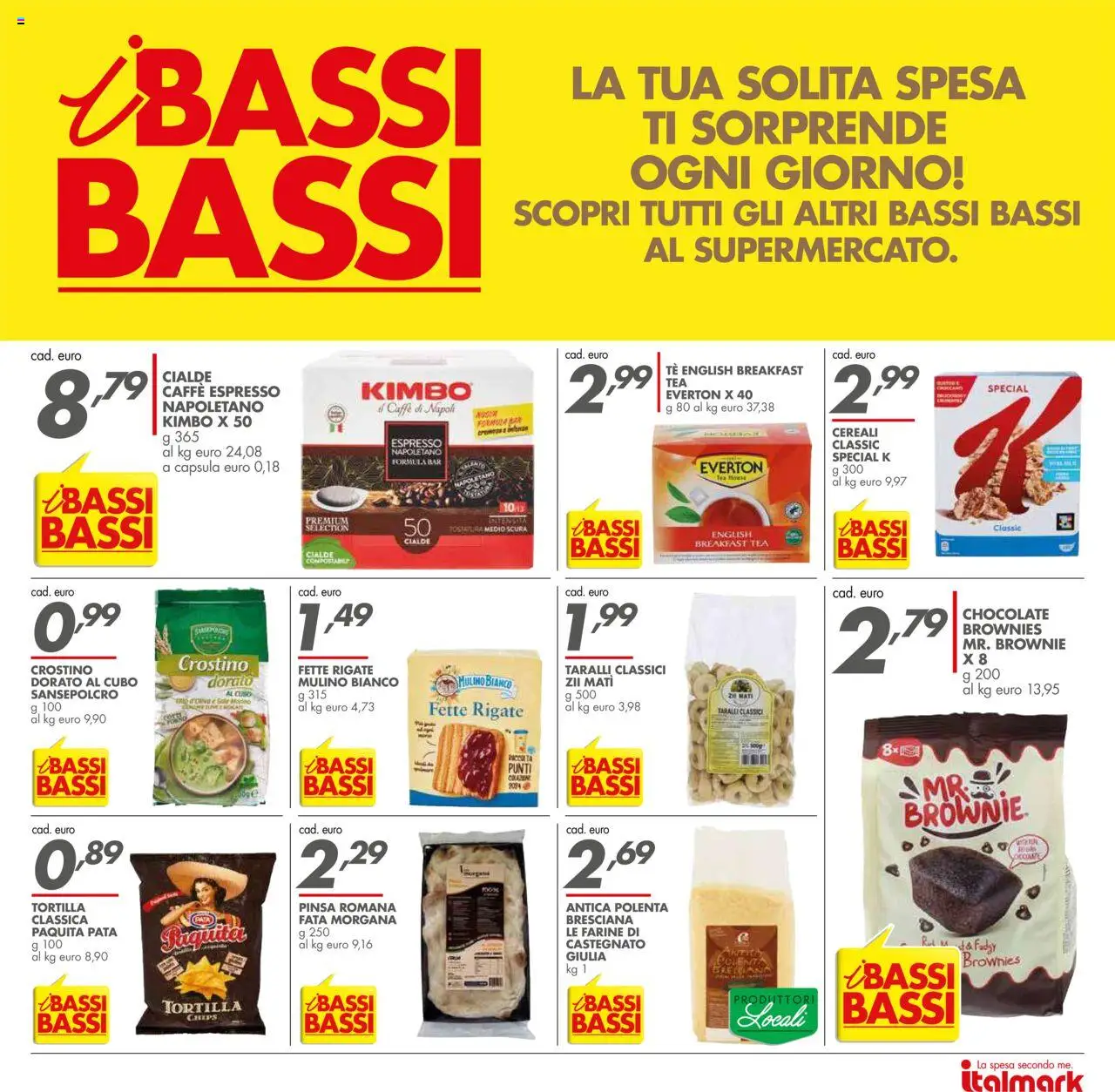 Volantino Italmark del 17.09.2025 | Pagina: 27 | Prodotti: Caffè, Tè, Cereali, Taralli