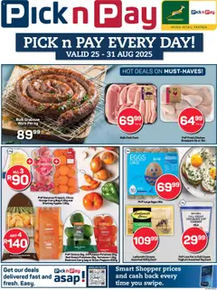 Preview of Pick n Pay specials valid from 25.08.2025