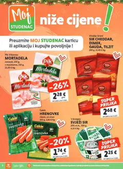Katalog Studenac - Pregled kataloga iz trgovine Studenac, vrijedi od 17.12.2025 | Stranica: 2 | Proizvodi: Vindija, Sir, Hrenovke, Svježi sir