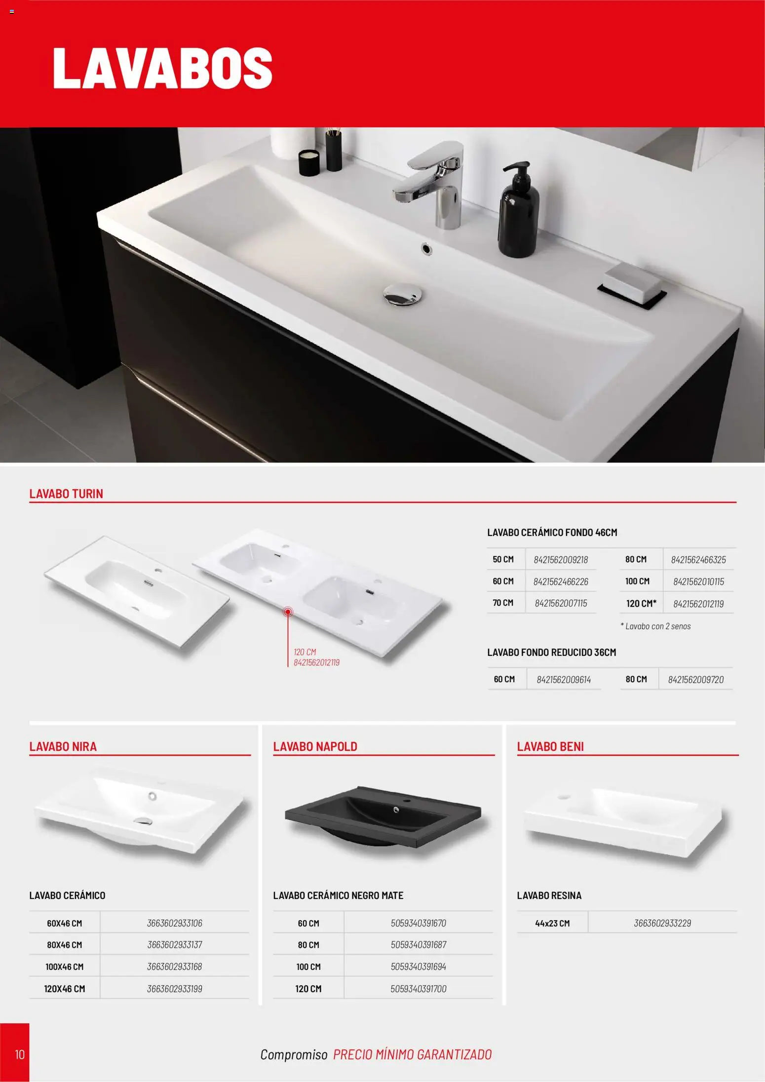 Brico Depôt Baños │ válido desde el 02.01.2026 | Página: 10 | Productos: Lavabo
