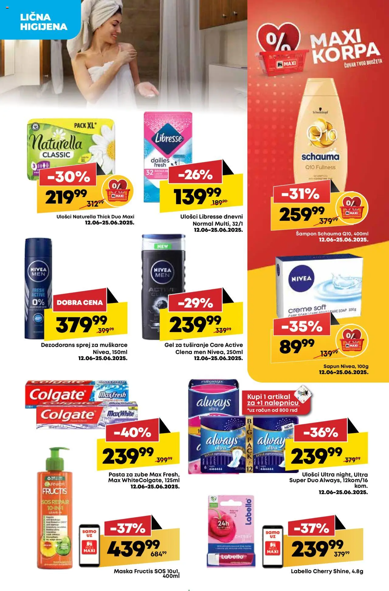 Mega Maxi katalog - važi od 12.06.2025 | Strana: 26 | Proizvode: Korpa, Šampon, Maska, Sapun