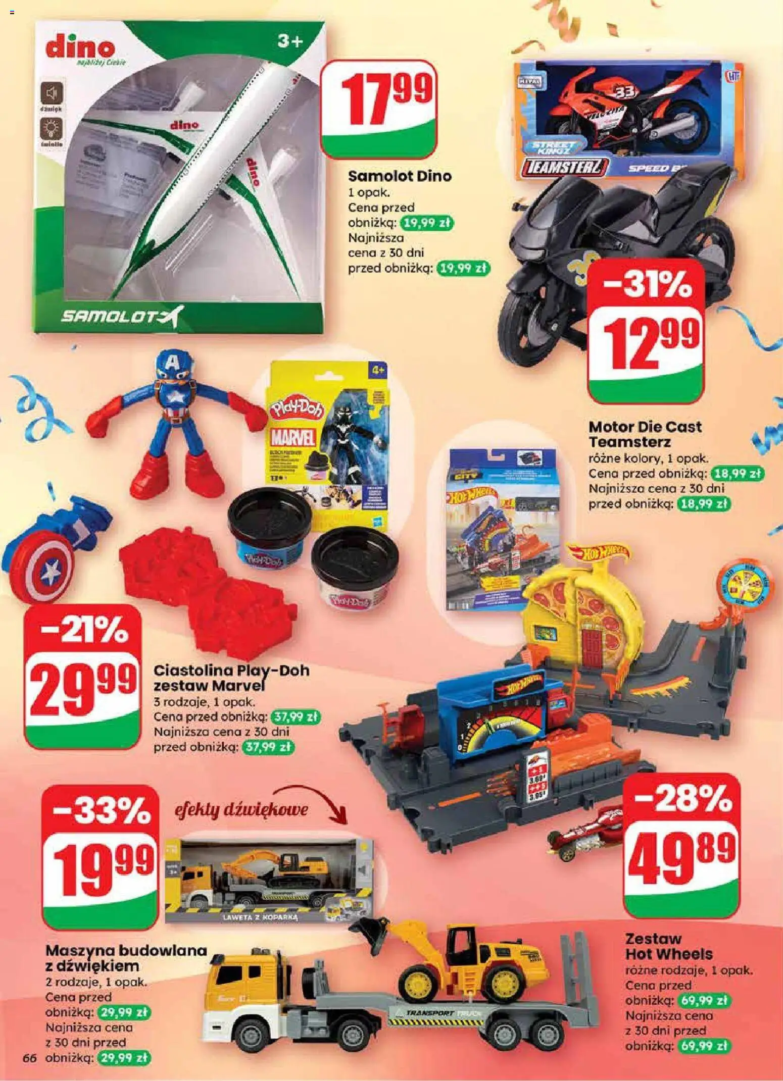 Dino Gazetka od 27.12.2025 | Strona: 66 | Produkty: Ciastolina play-doh